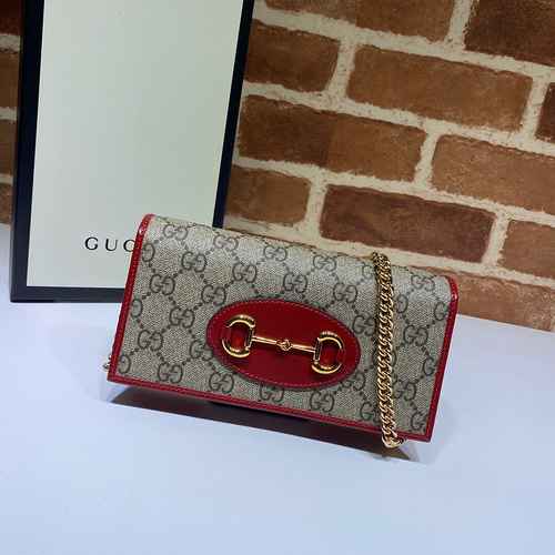 GUCCI Borsa a catena Gucci realizzata in materiale di tela importato Consegna di alta qualità Borsa 