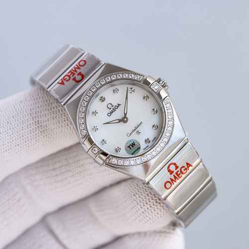 Omega orologio da donna abbinato al movimento meccanico originale completamente automatico, cassa in