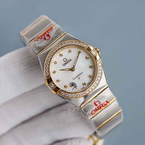 Omega orologio da donna abbinato al movimento meccanico originale completamente automatico, cassa in