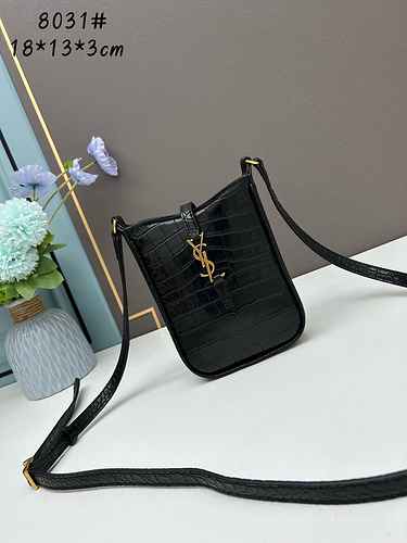 Borsa per pendolari YSL Saint Laurent realizzata in materiale di tela importato Consegna di alta qua