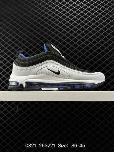 La scarpa casual con ammortizzazione ad aria Nike Air Max 97 Mini Hook Bullet Retro a tutta lunghezz