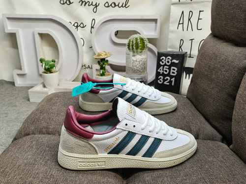 321D Origini Adidas Handball Spzl Scarpe basse basse grigie di tendenza comode, leggere e resistenti