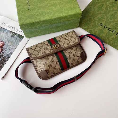 La borsa a tracolla GUCCI Gucci è realizzata in materiale di tela importato con una borsa regalo di 