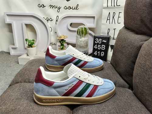 419D qualità aziendale vera mezza taglia adlidas origini Gazelle Indoor sneakers basse leggere resis