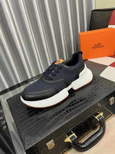 Scarpa da uomo Hermes Codice 0820B40 Taglia 3844 45 personalizzata senza restituzione senza cambio