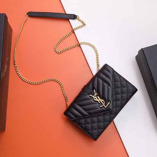 La borsa a catena YSL Saint Laurent adotta la versione high-end in pelle originale premium importata