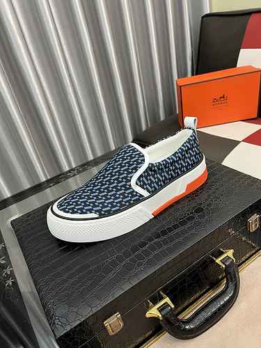 Scarpa da uomo Hermes Codice 0820B30 Taglia 3844 45 personalizzata senza reso senza cambio