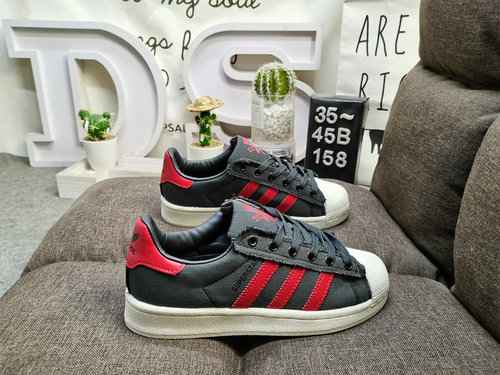 158DAdidas Three Leaf Grass Originals Superstar Shell Head Scarpe da tavola sportive casual versatil