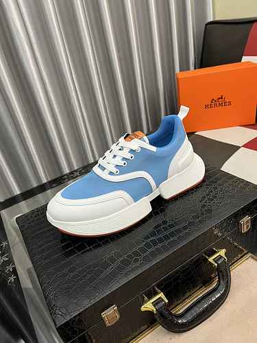 Scarpa da uomo Hermes Codice 0820B40 Taglia 3844 45 personalizzata senza restituzione senza cambio