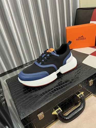 Scarpa da uomo Hermes Codice 0820B40 Taglia 3844 45 personalizzata senza restituzione senza cambio