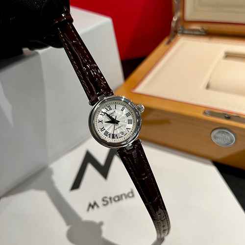 Tianshuo Watch Orologio da donna abbinato al movimento meccanico originale completamente automatico 