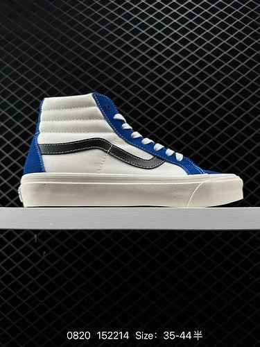 7 Vans SK8Hi Anaheim Serie Ufficiale Blu Bianco Contrasto Scarpe da tavola vulcanizzate alte Codice 