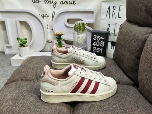 261DAdidas Clover Originals Superstar Shell Head Classico Versatile Casual Scarpe da tavola sportive