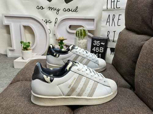 141DAdidas Clover Originals Superstar Shell Head Classico Versatile Casual Scarpe da tavola sportive