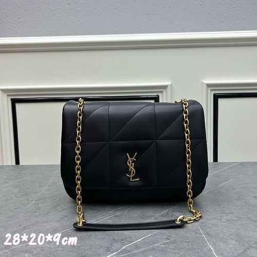 Borsa a catena YSL Saint Laurent realizzata in materiale di tela importato Consegna di alta qualità 