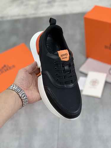 Hermes Men's Shoe Code: 0904B40 Size: 38-44 (45 can be customized)