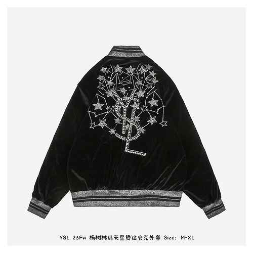 YSL 23Fw Yang Shulin Man Tian Xing Hot Diamond Jacket Coat