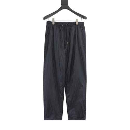 Pantaloni jacquard AOP modello scuro CD 23FW blu scuro