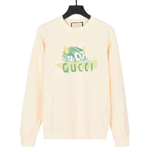 Gucci Gucci 2023 Autunno Inverno New Little Monster Nuovo logo Digital Direct Spray Pattern Maglione