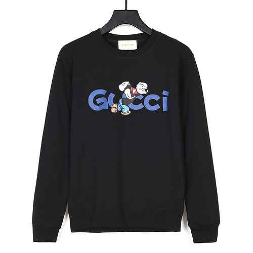 Gucci Guccis 2023 Autunno Inverno Nuova collezione Popeye Spray digitale stampato Lettera Logo Magli