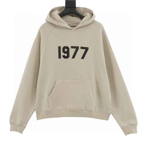 FEAR OF GOD DOUBLE LINE ESSENTIALS 1977 FELPA CON CAPPUCCIO DIGITALE FLOCCATA