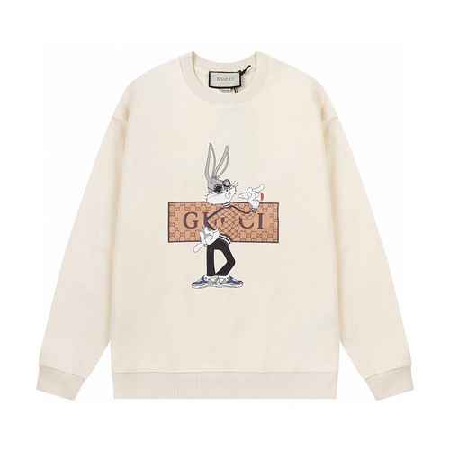 GUCCI Gucci 23SS Rabbit Year Esclusivo maglione girocollo con motivo stampa coniglio in vita, marchi