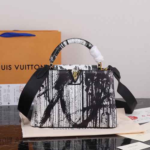 Borsa LV Louis Vuitton realizzata in materiale di tela importato Consegna di alta qualità Borsa rega