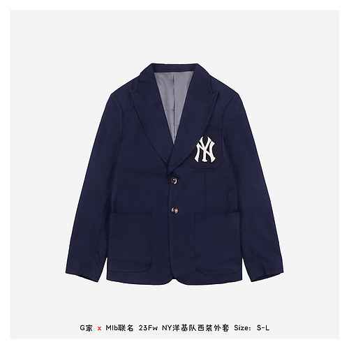 Cappotto da completo 23Fw NY Yankees marchiato G Family x Mlb Co