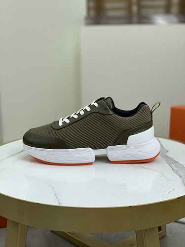 Hermes Men's Shoe Code: 0904D40 Size: 38-44 (45 can be customized)