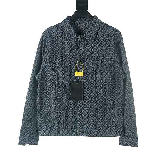 CAPPOTTO IN DENIM CON LOGO JACQUARD CHCROXIN CH AOP