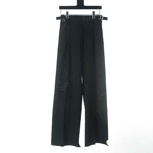 Balenciaga Balenciaga BLCG 23FW Pantaloni da completo con graffiti dipinti a mano