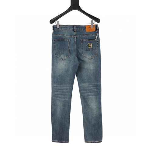 HERMES Jeans ricamati Hermes Big H