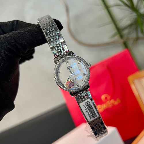 Omega Watch Orologio da donna abbinato al movimento meccanico originale completamente automatico Cas