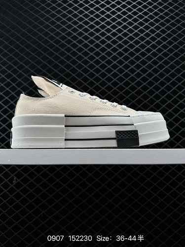 The 5 Converse x Rickowens black and white high and low Converse collaborated with Rick Owens again 