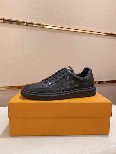 LV Men's Shoe Code: 0910B50 Size: 38-44 (Customizable 45.)