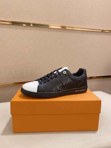 LV Men's Shoe Code: 0910B40 Size: 38-44 (Customizable 45.)