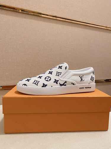 LV Men's Shoe Code: 0910B40 Size: 38-44 (Customizable 45.)