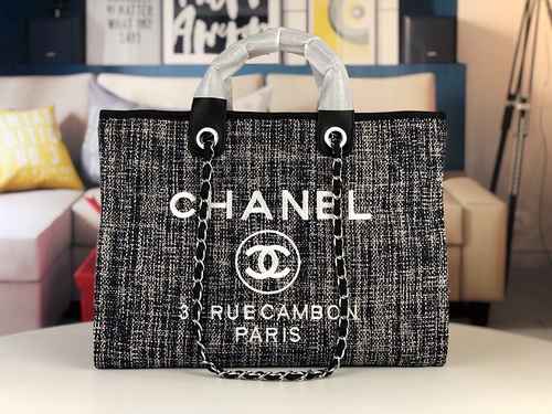 Borsa per la spesa portatile Chan Chanel realizzata in materiale di tela importato Consegna di alta 