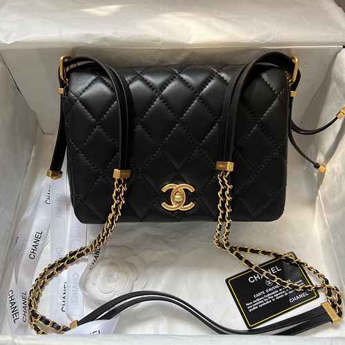 Borsa da postino Chan Chanel realizzata in materiale di tela importato Borsa regalo di consegna di a