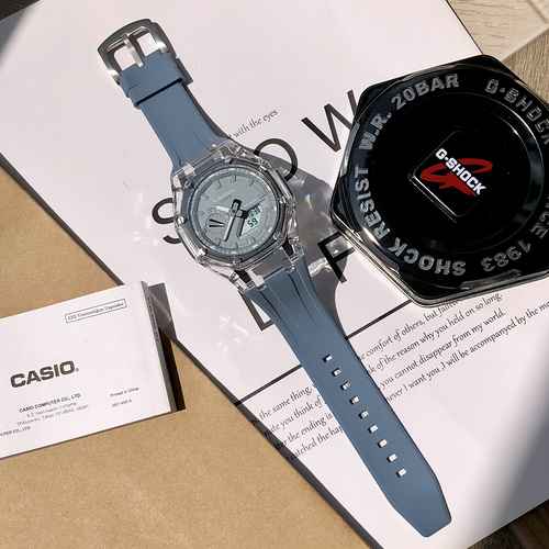 Ordine originale personalizzato nuova coppia di orologi Casio abbinata con movimento meccanico compl