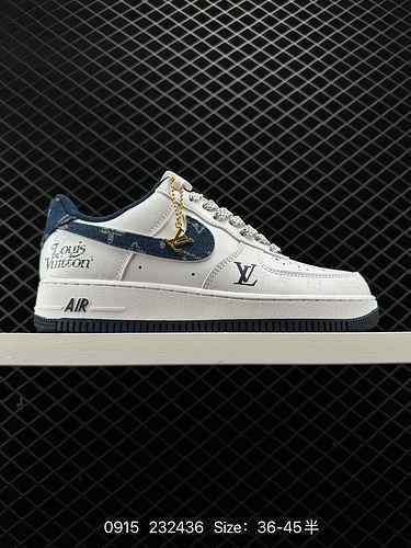 8 spedizioni di nuovi prodotti a livello aziendale Louis Vuitton co-branded Nike Air Force Lowamp x2