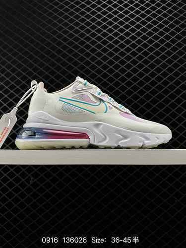 3 Serie Nike 27React Differenze dei materiali della tomaia correttamente intrecciati nella versione 