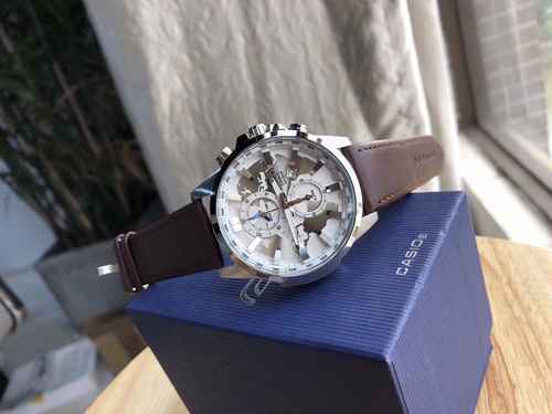 Casio watch for men with original fully automatic mechanical movement, top grade 316 precision steel
