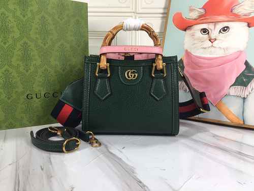 Borsa GUCCI realizzata in tela importata, borsa regalo di alta qualità, dimensioni fattura 20 cm KK0