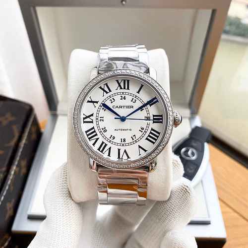 Cartier Watch Men's Watch Paired with Original Fully Automatic Mechanical Movement Top Grade 316 Pre