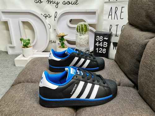 126DAdidas Clover Originals Superstar Shell Head Classico Versatile Scarpe da tavolo sportive casual