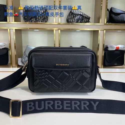 Borsa a tracolla esclusiva da uomo Bur Burberry Realizzata in materiale di tela importato Borsa rega