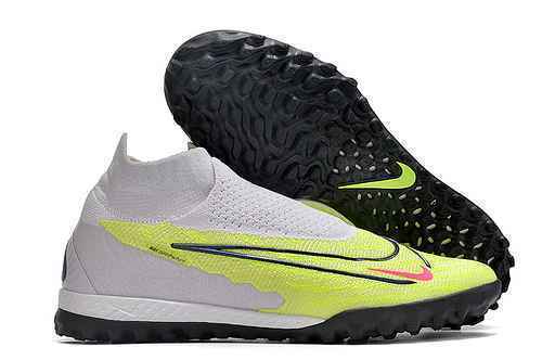 Nike Phantom GX alto superiore fluorescente doppio strato impermeabile pesce seta maglia piena erba 