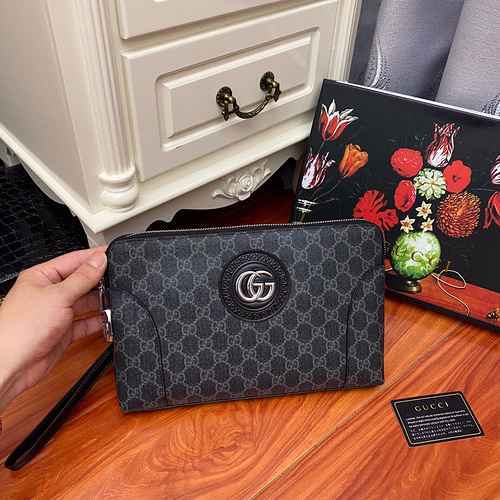 GUCCI Borsa esclusiva da uomo Realizzata in materiale di tela importato Consegna di alta qualità Bor