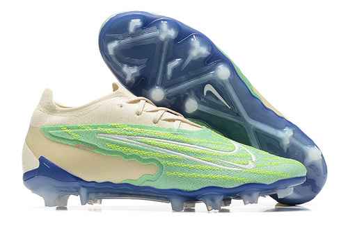 Arrivo Nike Low Top Phantom GX Doppio strato impermeabile Fish Silk Full Knit FG Tacchetto da calcio